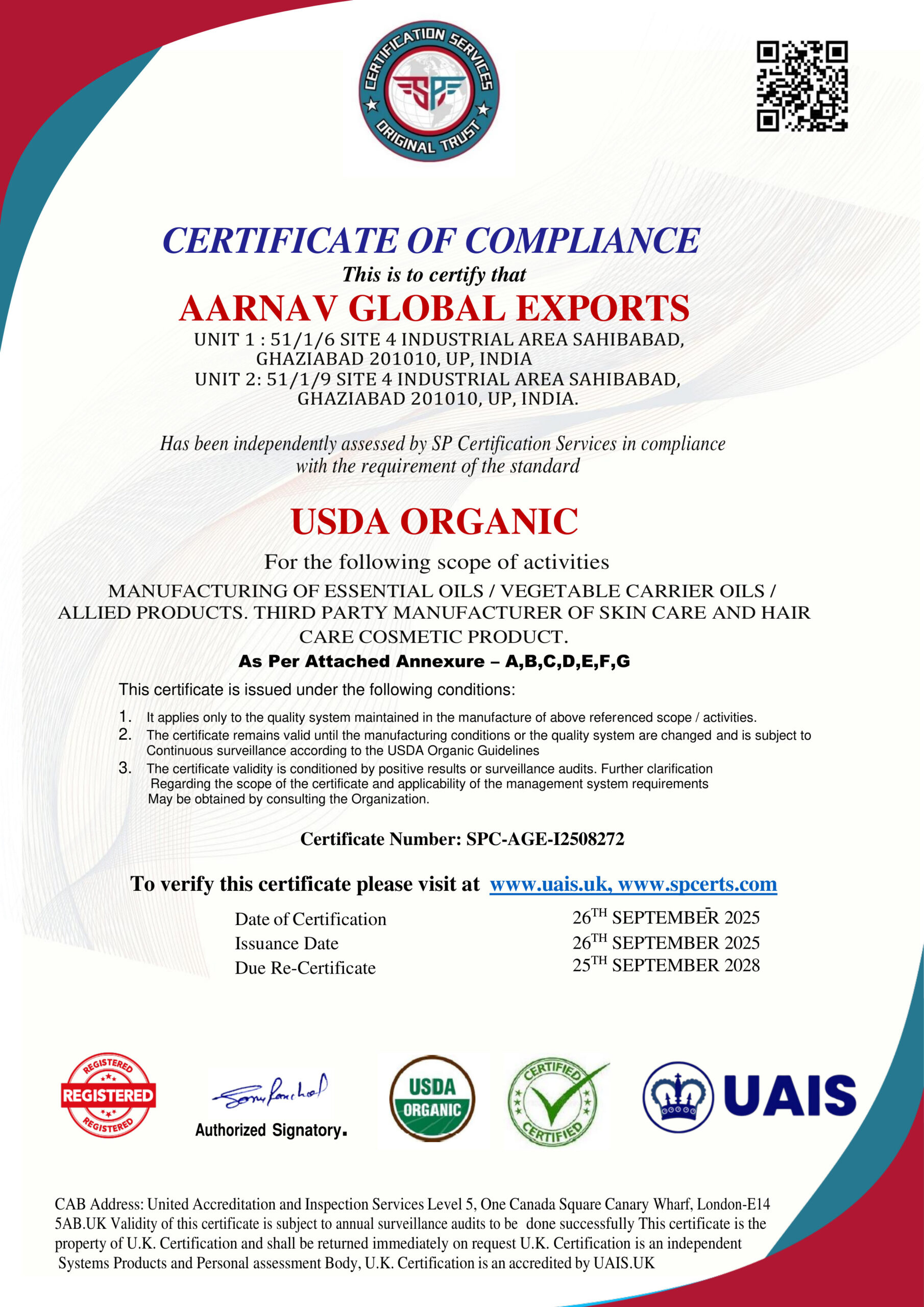 certifications