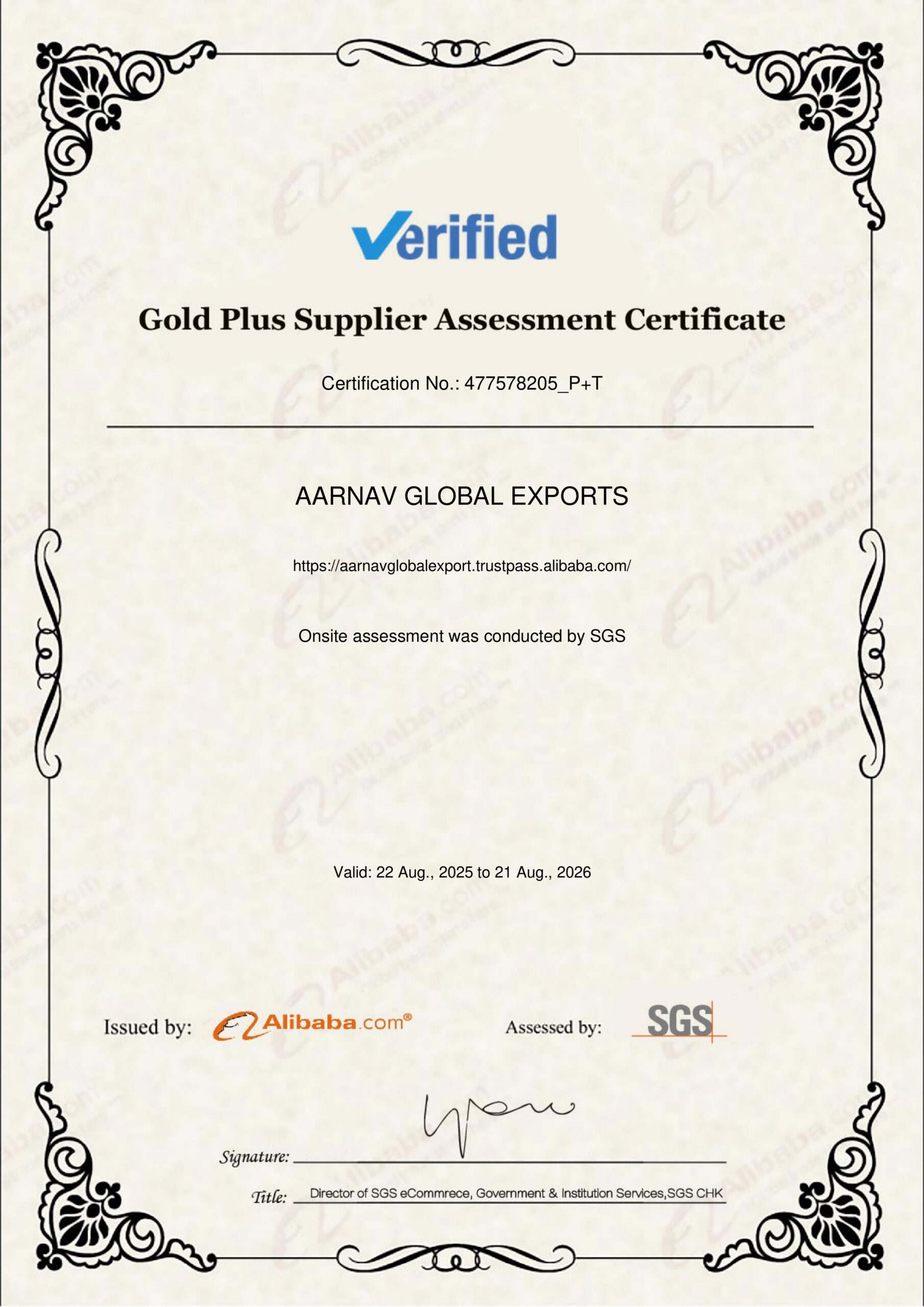 certifications