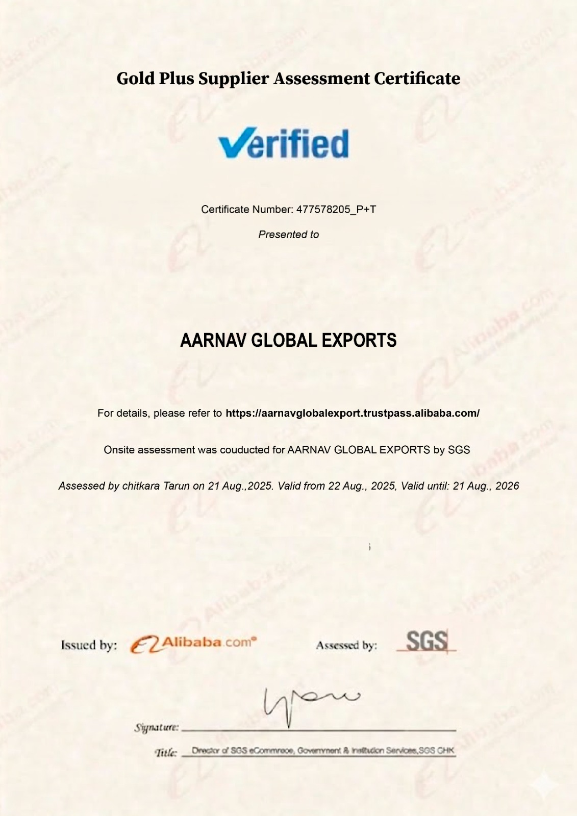 certifications